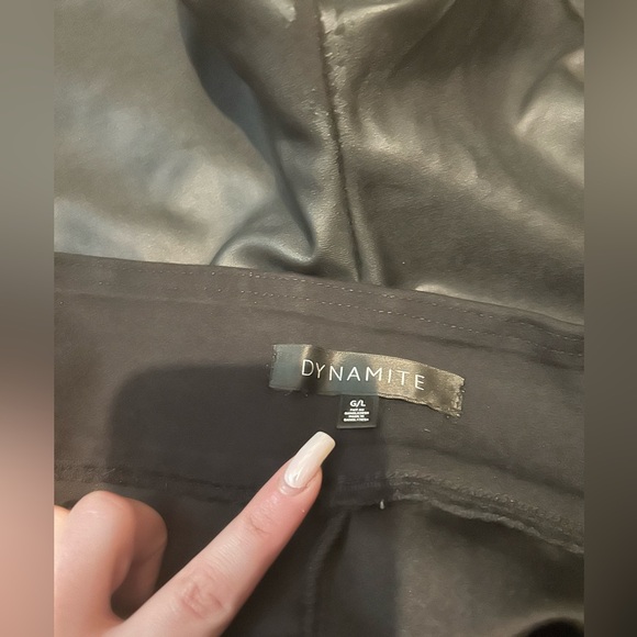 Dynamite faux leather leggings - Picture 3 of 4